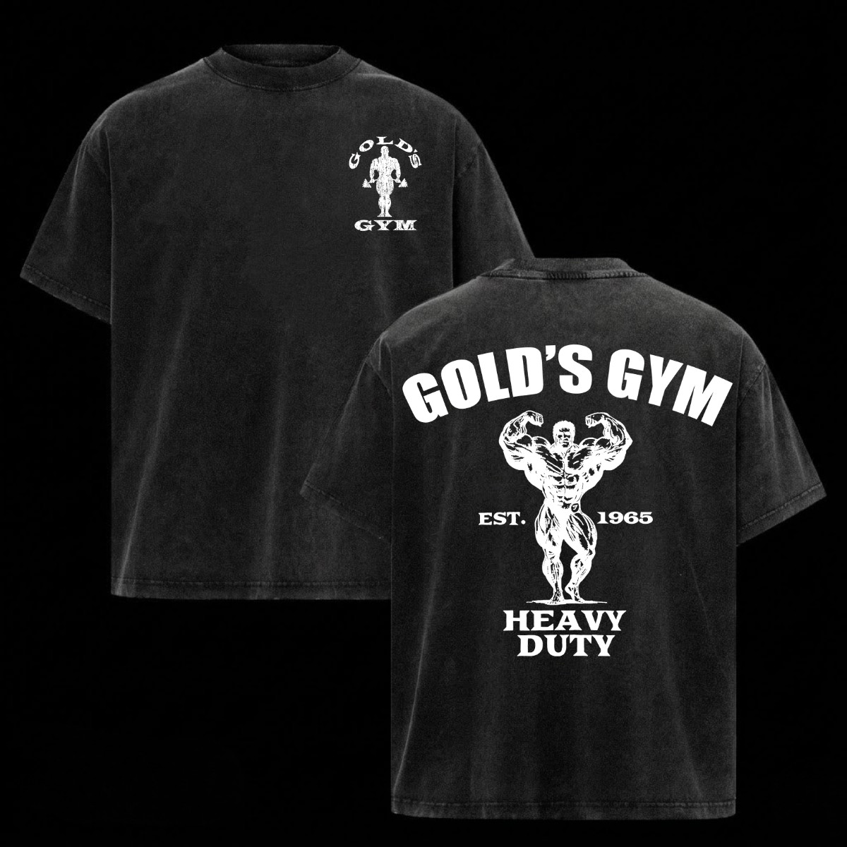 (Collection) Gold's Gym Shirt Heavy Cotton Bodybuilding Gym Shirts For Men Top gallery