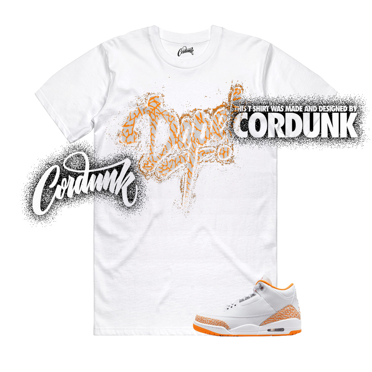 3 Orange Citrus White Cement Grey Multi Color 11 T Shirt Match DOPE gallery
