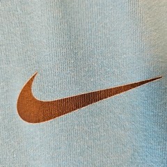 Nike (The) Tee Athletic Cut Men’s Sz L Short Sleeve Teal Color Cotton/Polyster
