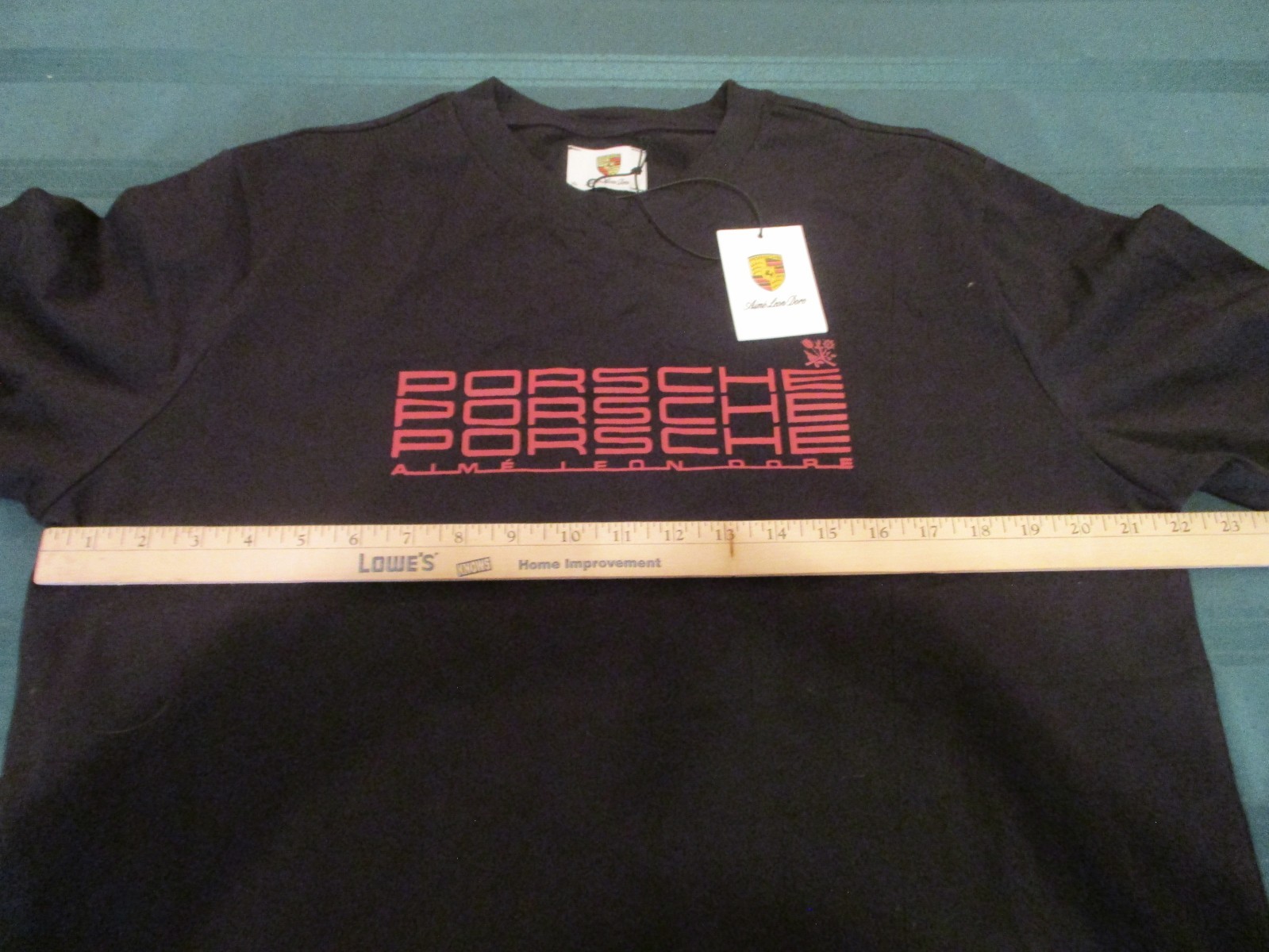 Aime Leon Dore Porsche Racing Shirt Black Size XL gallery
