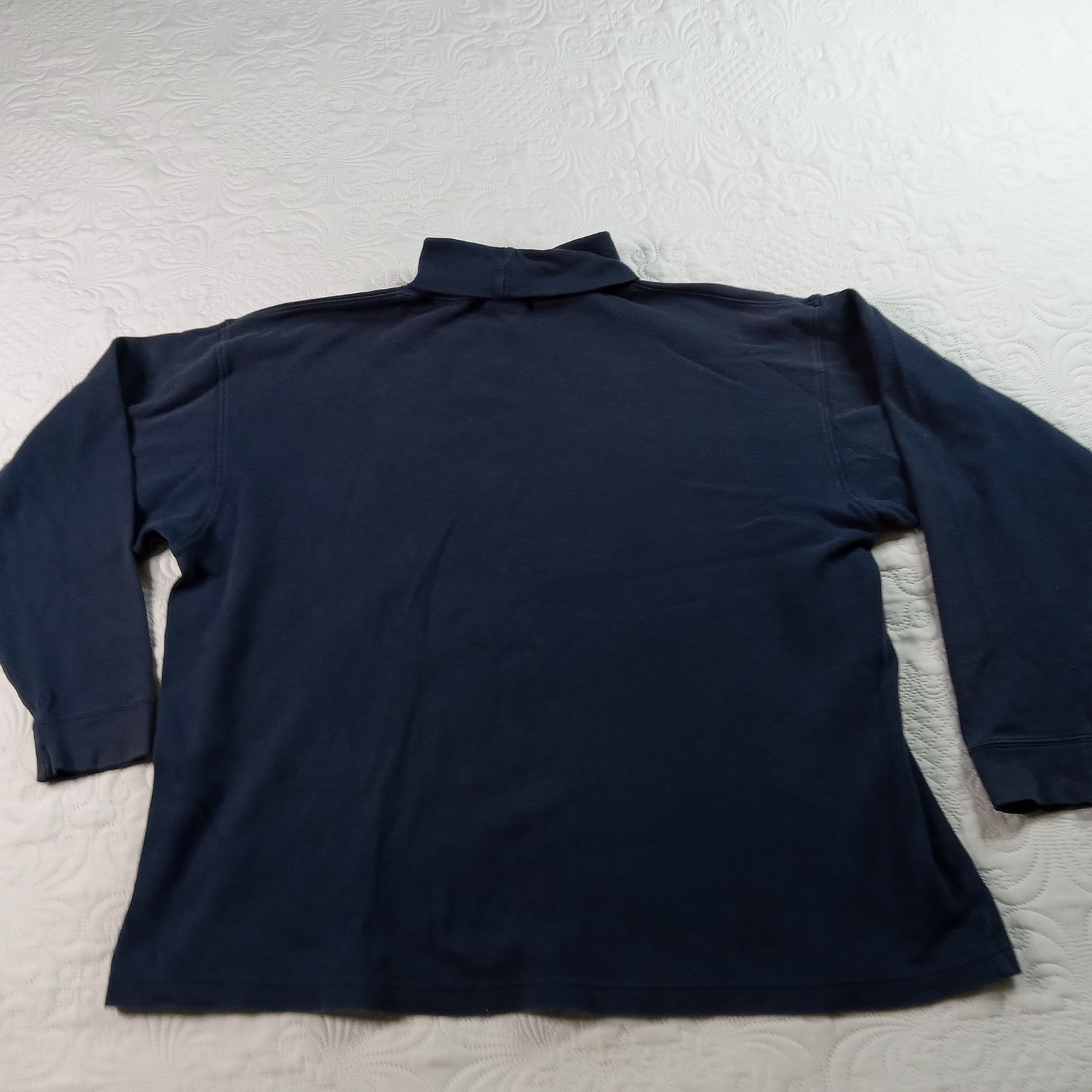 Carhartt K169 Turtleneck Shirt Mens XL Navy Embroidered Vtg 90s EUC gallery