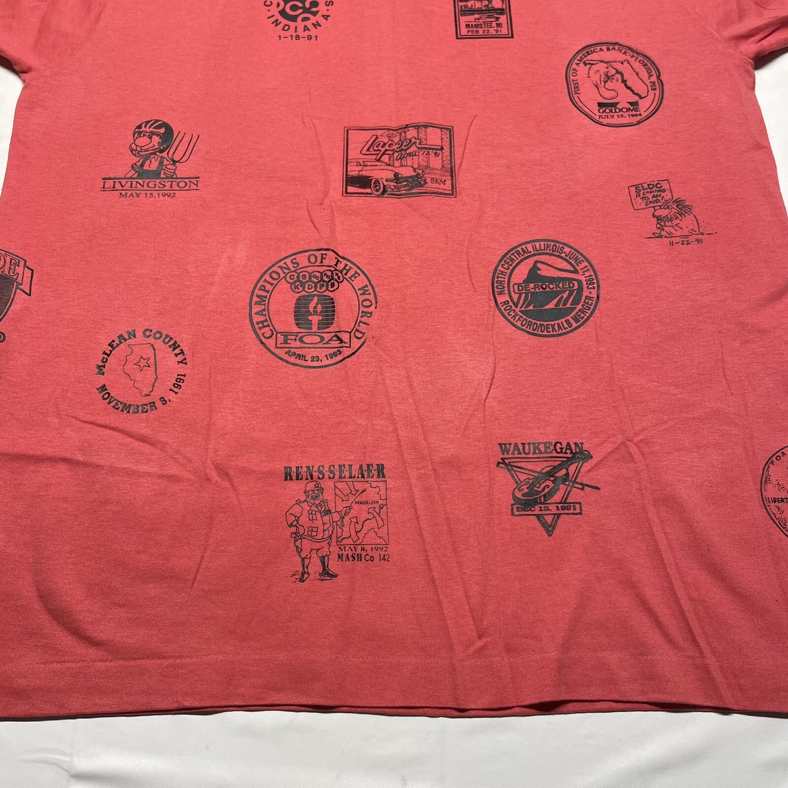 Vintage 90s Single Stitch T-Shirt Men’s XL Hipster Streetwear Hip Hop USA Made gallery