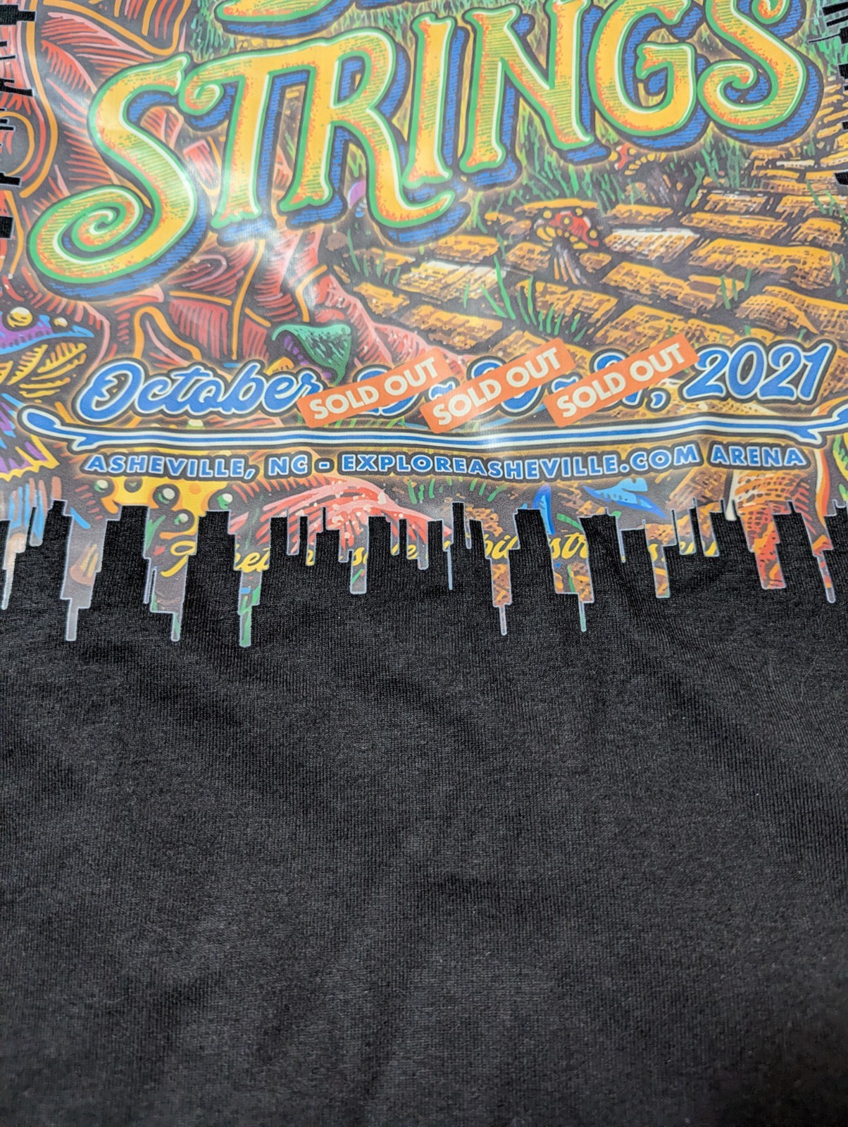 Billy Strings FALL WINTER 2021 T-shirt Cotton Unisex Tee Asheville NC gallery