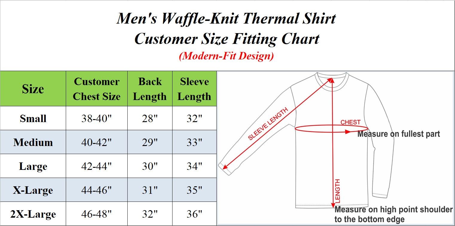 3-Pack Men's Long Sleeve Thermal Shirts (Sizes- S-2XL) gallery