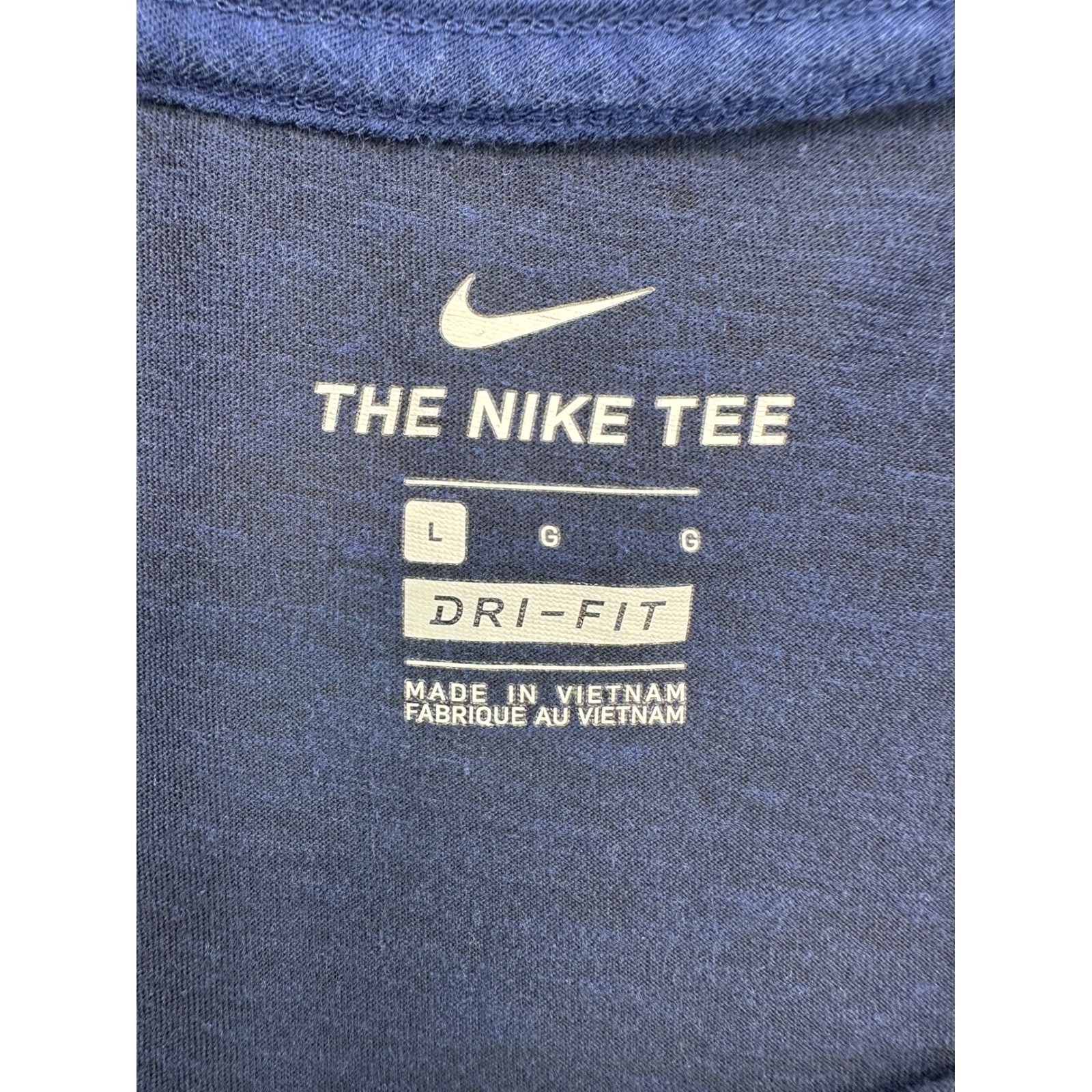 Nike DRI FIT TShirt Mens Large Blue Just Do It Tee Graphic Athletic Top gallery
