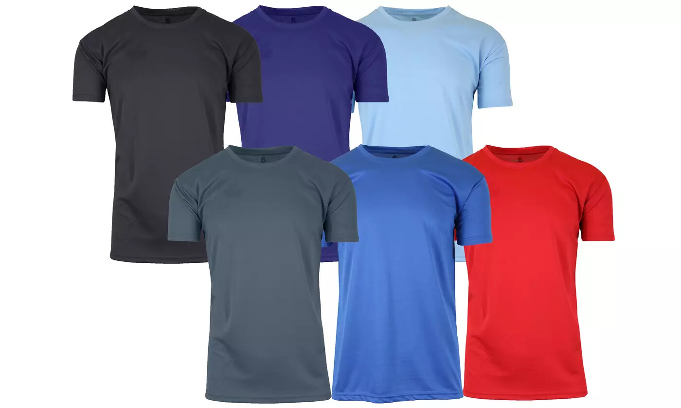 Men's Moisture Wicking Crew Neck T-Shirt TAGLESS ( Sizes, S-2XL ) NWT FREE SHIPP gallery