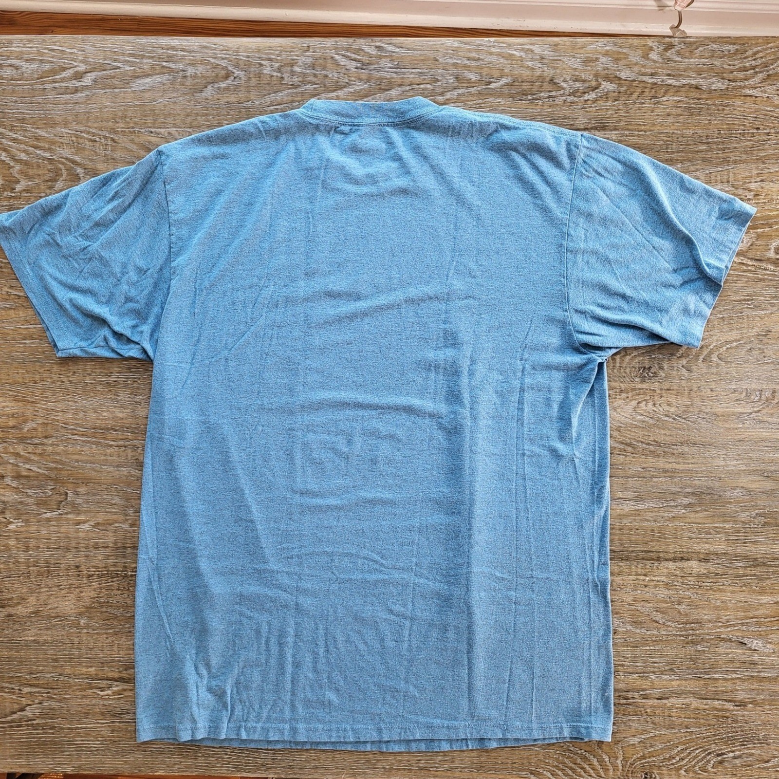 Sonoma Gone Fishing Supply Co Graphic T-Shirt Mens XXLT Blue Heather Trout Fish gallery