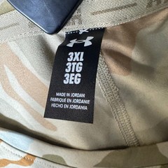 Under Armour Fish Elite Printed LS Camo Fishing Shirt 6009466 Mens 3XL UPF 30