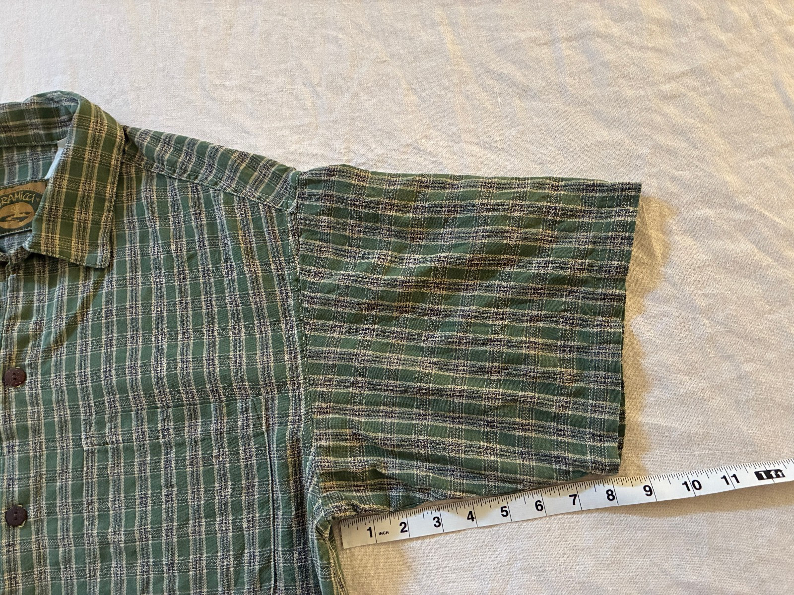 Vintage 90s Gramicci Short Sleeve button up Made In USA Boxy L Gorpcore gallery