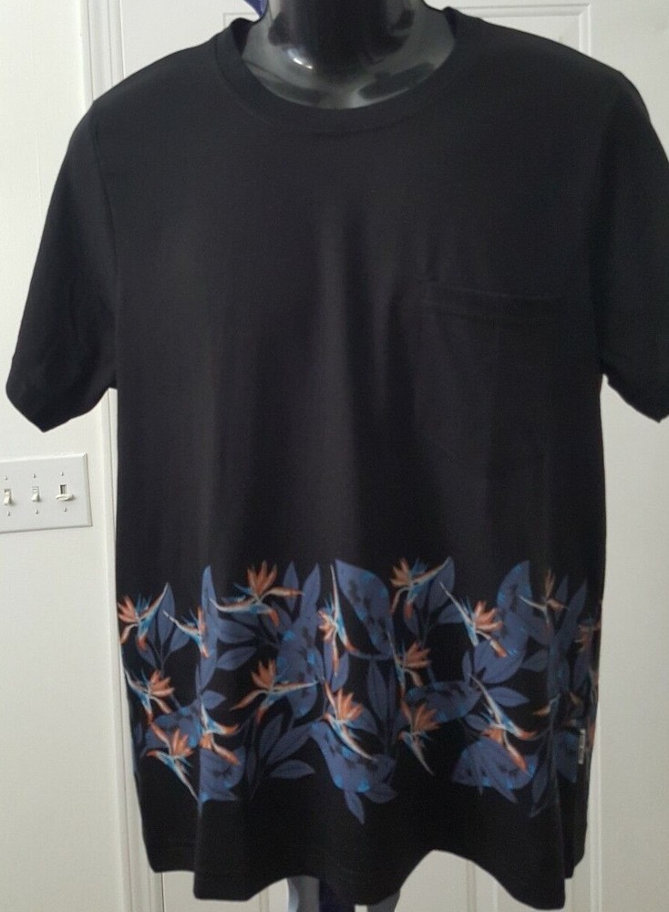 New Men’s REVERSE THREADS T-Shirts Size S Black