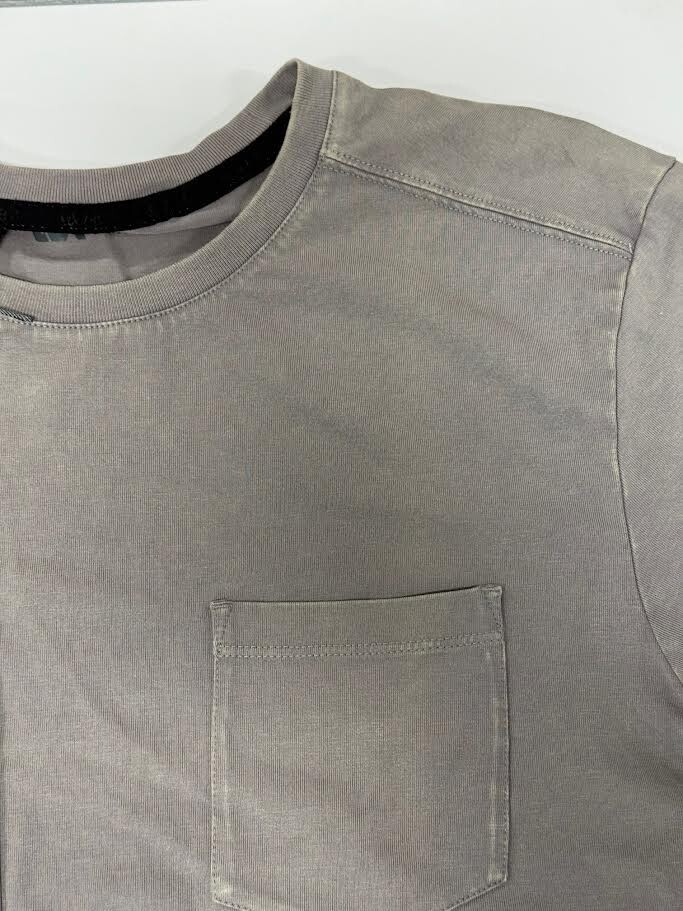VRST ' WASHED POCKET T-SHIRT ' MENS NWT ' SIZE SMALL ' SILVER SHADOW gallery