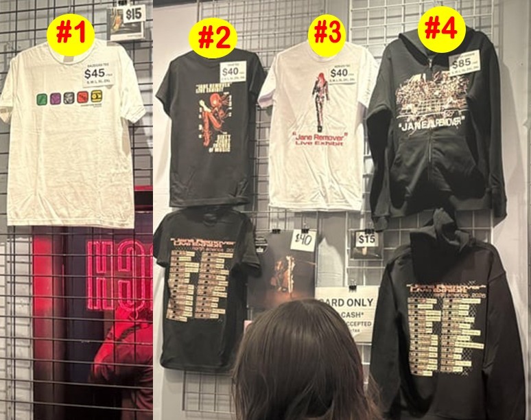 Jane Remover – Live Exhibit Merch 2026 reprint T-shirt