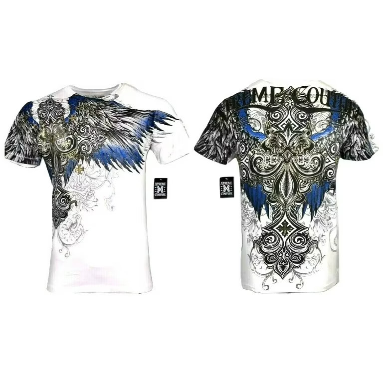 XTREME COUTURE by AFFLICTION White ENSIGN Short Sleeve Slim Fit Mens T-shirt NWT gallery