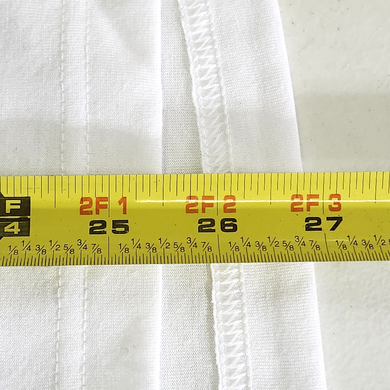 Men's T-Shirt Size Medium White Long Sleeve Athletic Works Moisture Wicking gallery