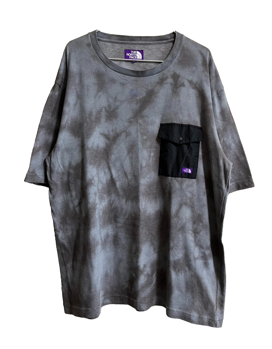 The North Face Purple Label nanamica Pocket T-Shirt Tie Dye Gray XL NT3207N gallery