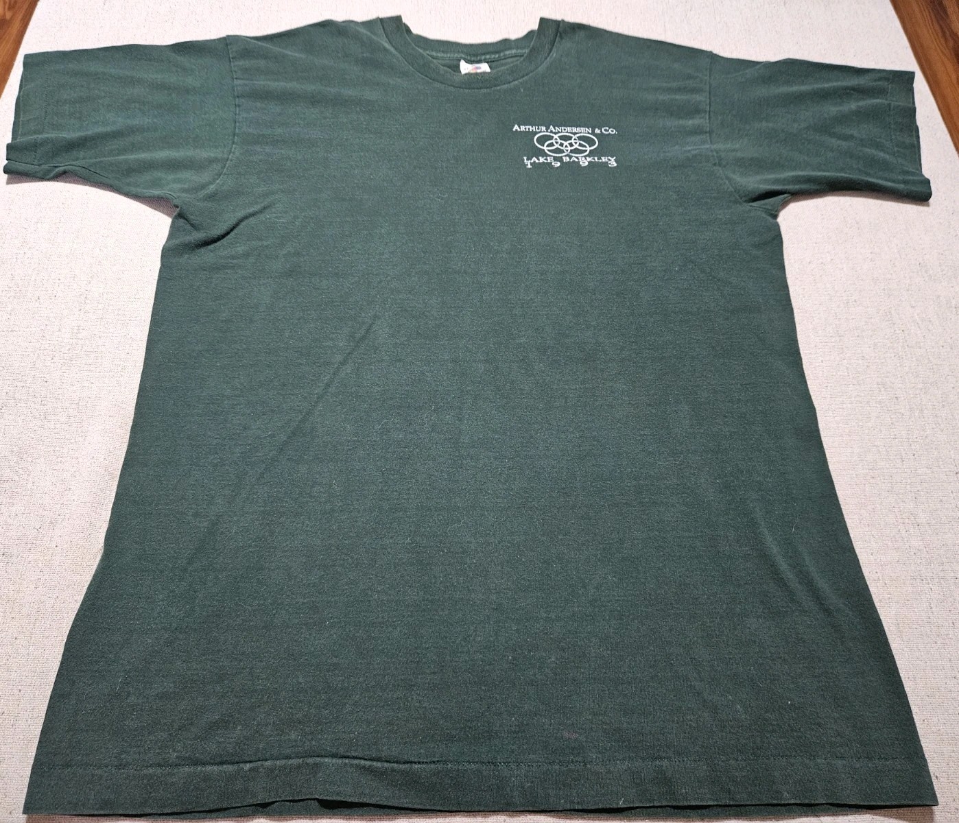 Vintage 90s Arthur Andersen Tee XL Lake Barkley 1993 Single Stitch USA Olympic gallery