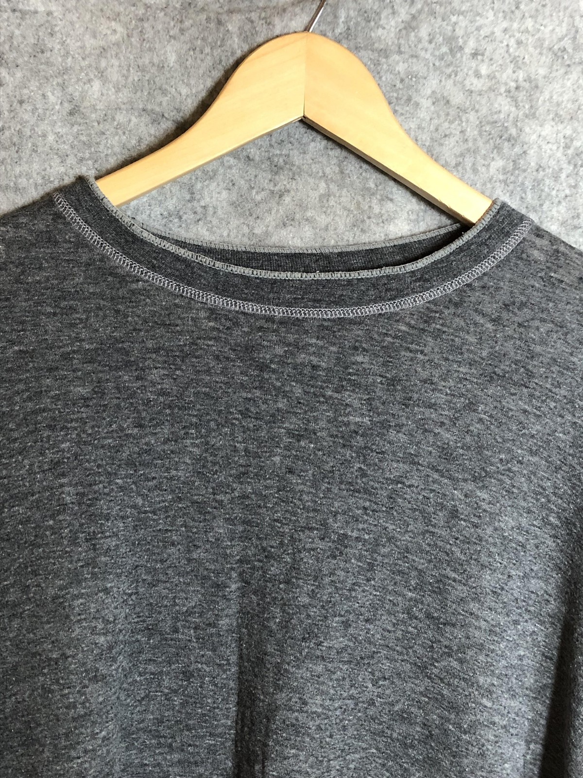 L.L.Bean Two-Layer Shirt Extra Large Heather Gray Double Insulated River Driver