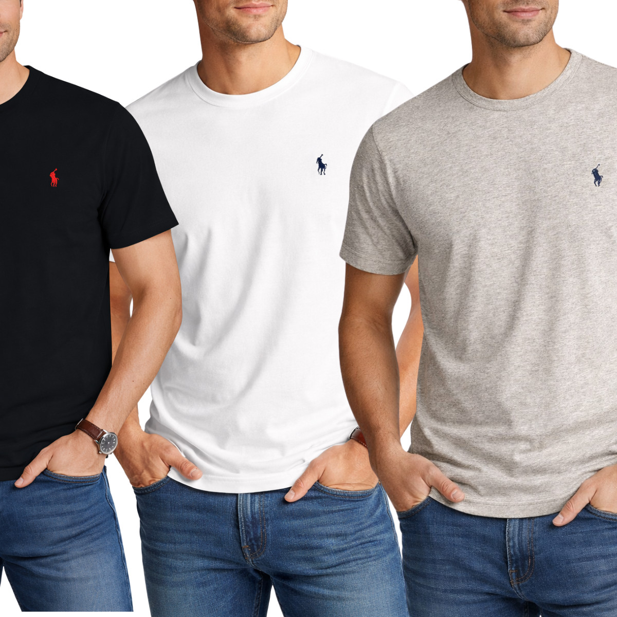Polo RL Mens T Shirt Crewneck Short Sleeve Casual Wear All Season M-XL gallery