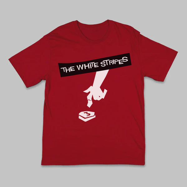 Rare The White Stripes Band Hardest Button to Button Red S to 5XL Shirt CK077