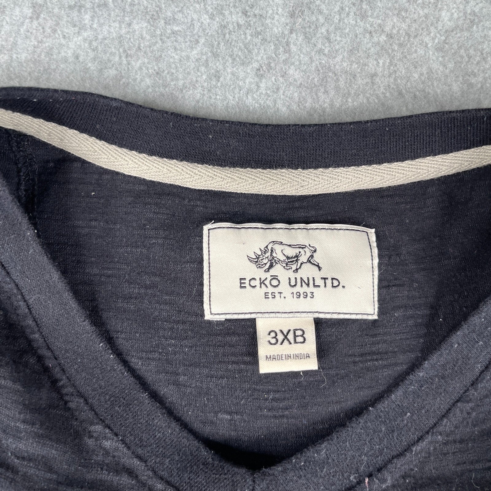 ECKO UNLTD Black Gray 2Tone Gray Black 3XB T Shirt Mens gallery