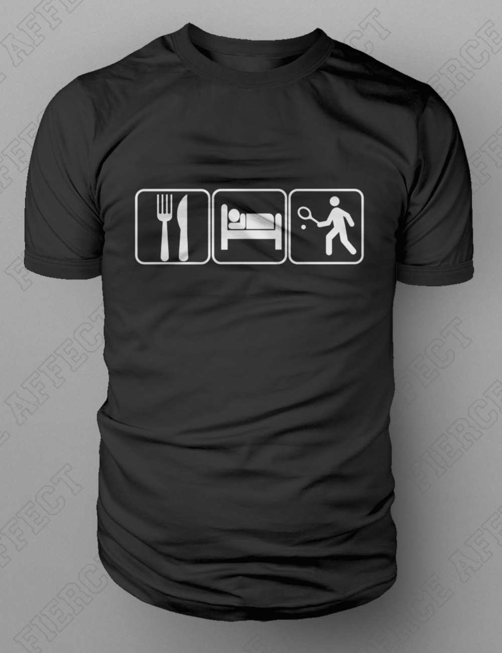 Eat Sleep Tennis Squash Racket Racquetball Racquet Real Ball T-shirt M-XXL New gallery