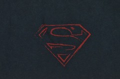 Superman Youngla Young LA Black Men’s Cotton Tee T-Shirt XL Flying Short Sleeve