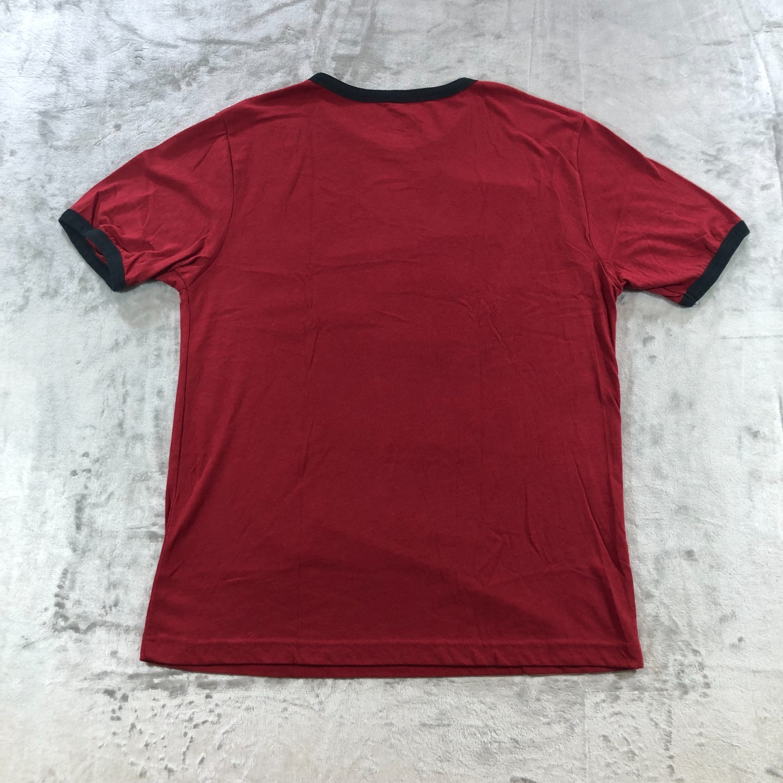 disney grumpy shirt mens M red ringer tee snow white cartoon gallery