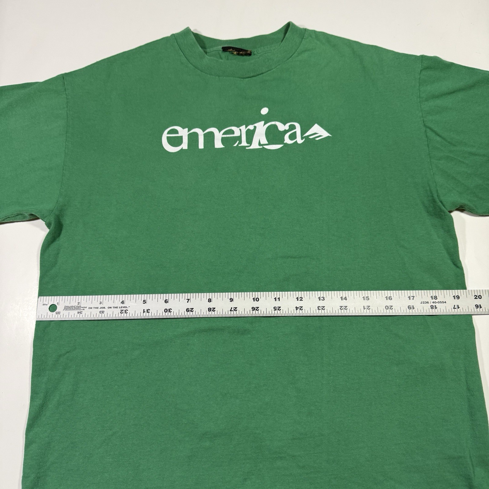 *unknown size, fits small* Vintage Emerica Skateboard Shoes T-Shirt gallery