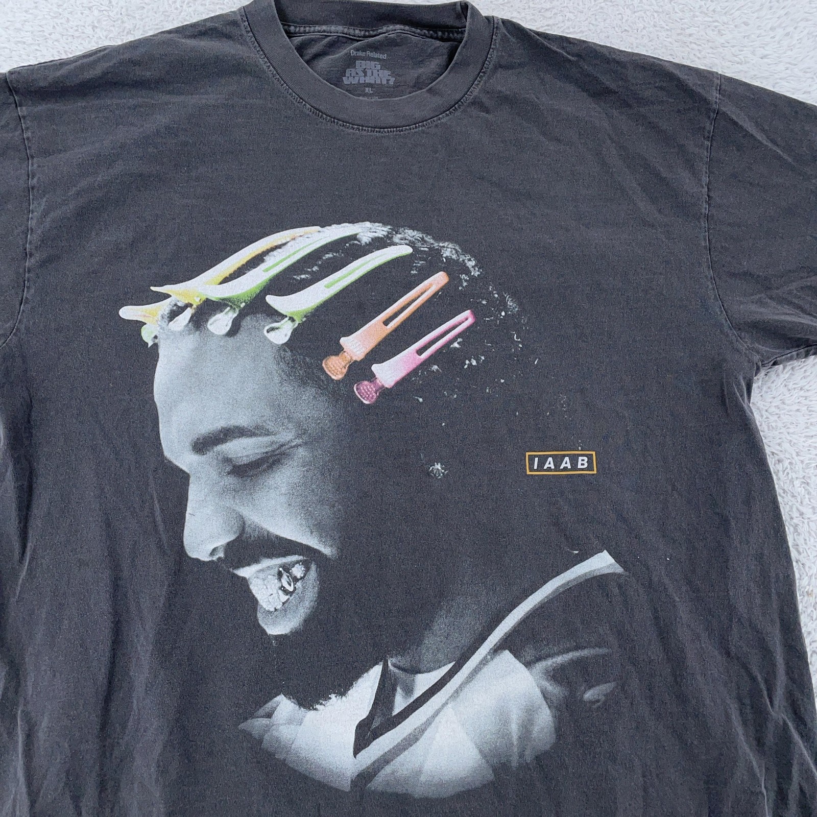 Drake Related 2024 IAAB Concert Tee Shirt Mens XL Hip Hop Tour USA Graphic gallery