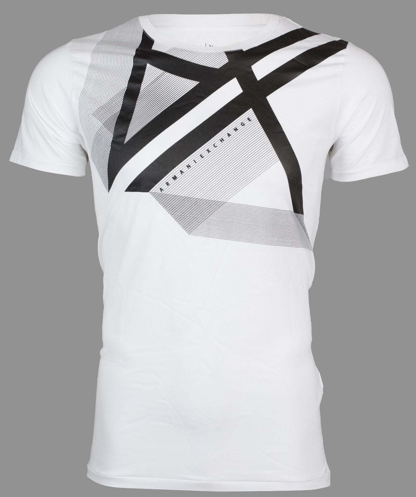 ARMANI EXCHANGE White RIGHT SIDE UP Short Sleeve Slim Fit Designer T-shirt NEW gallery
