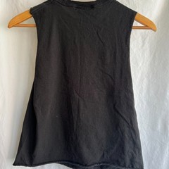 Sojara Rolling Stones 89 Tank Top Small Black Graphic Band Tee Sleeveless Cotton
