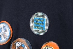 Deadstock Vintage 90s Marithe Francois Girbaud Mens 3XL Button Guys T-Shirt Blue
