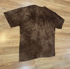NWOT The Mountain Crazy Cymbal Monkey T Shirt Adult Size XL Tie Dye Brown