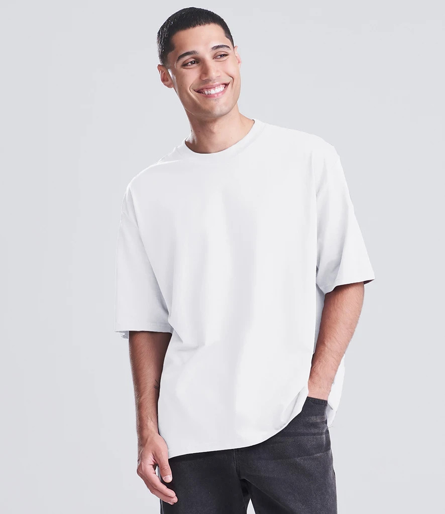 Heavyweight Cotton Boxy T-Shirt AWDis Over Sized Fit Short Sleeve Crew Neck Tee gallery
