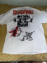 Marvel Deadpool & Wolverine Graphic Men’s White Short Sleeve T-Shirt Size XL