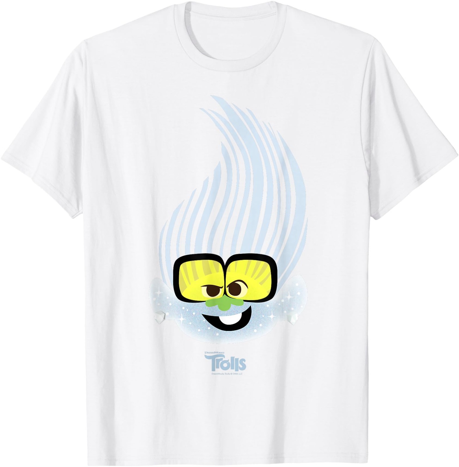 DreamWorks Trolls Tiny Diamond Big Face T-Shirt