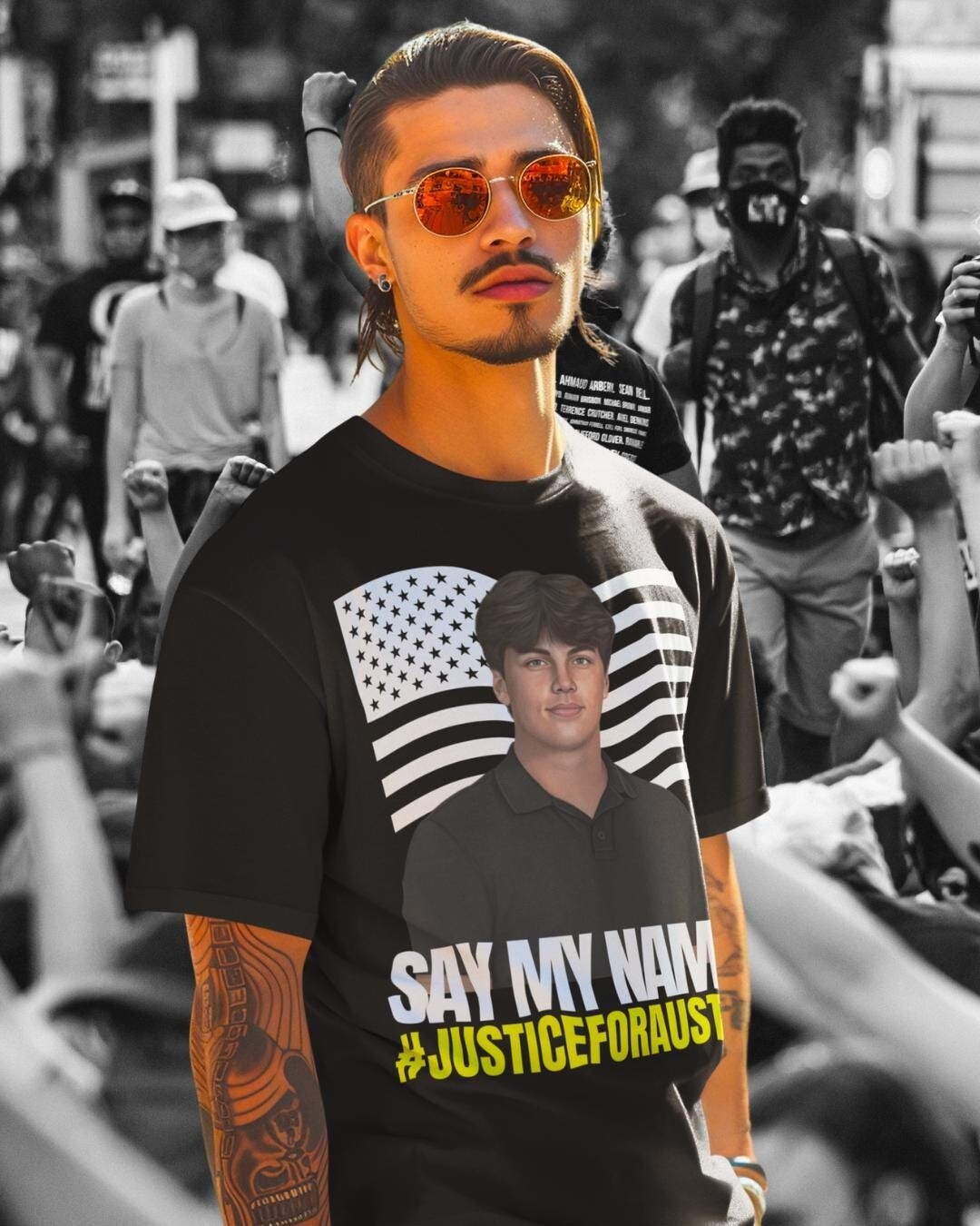 Austin Metcalf Justice Unisex T-Shirt, Made in US, Awareness Shirt for Austin Me gallery