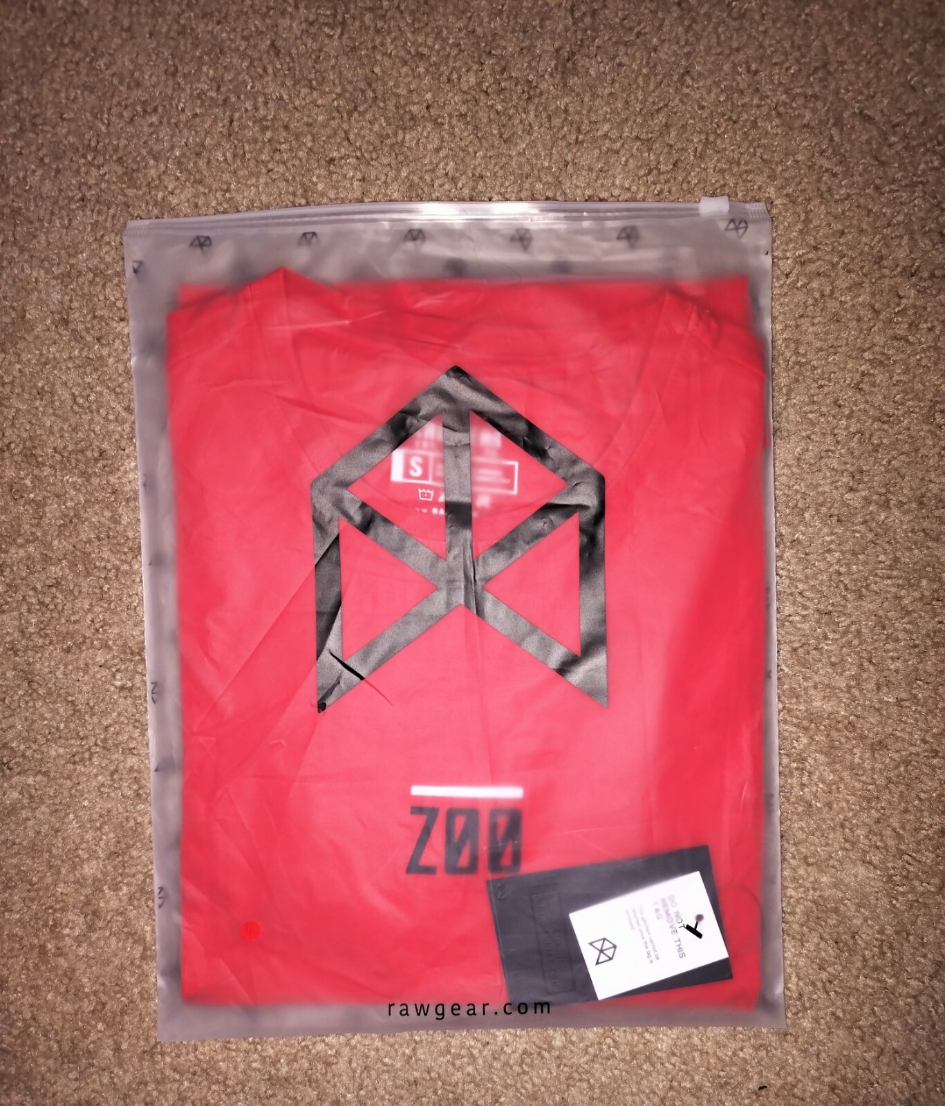 RAW GEAR MEN'S ESSENTIAL ZOO TEE Red gallery