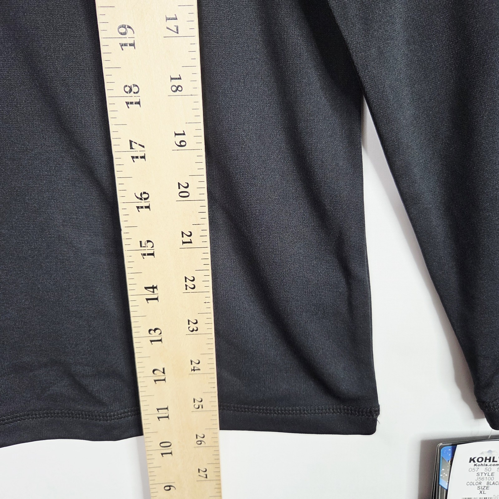 ZeroXposur ZK Dri-Tech Long Sleeve Shirt Mens XL 18/20 Black Performance NWT gallery