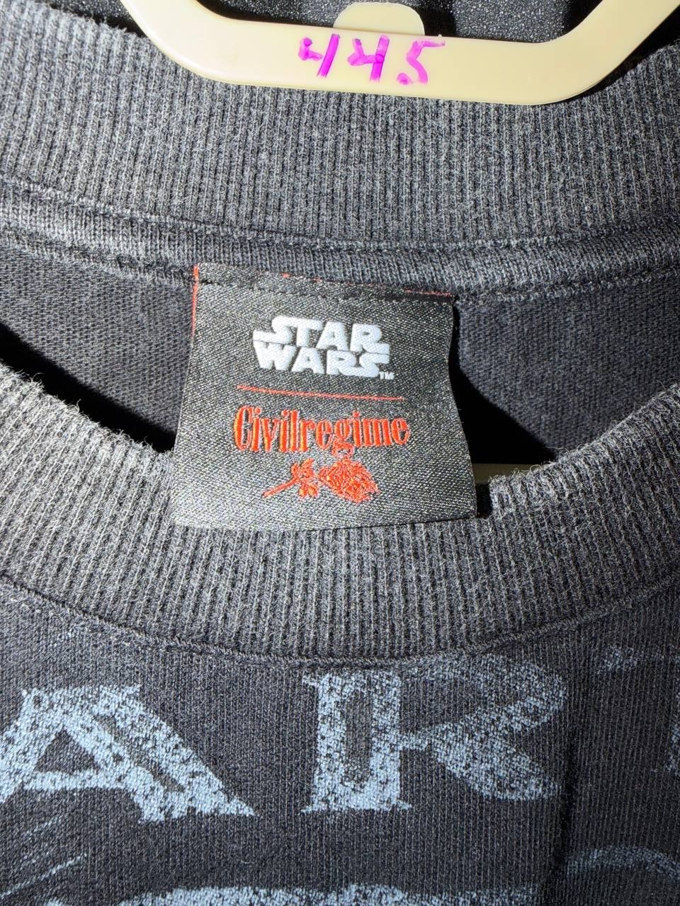 🔥 2024 Civil Regime Star Wars Darth Vader All Over Print Tee Large Rare gallery