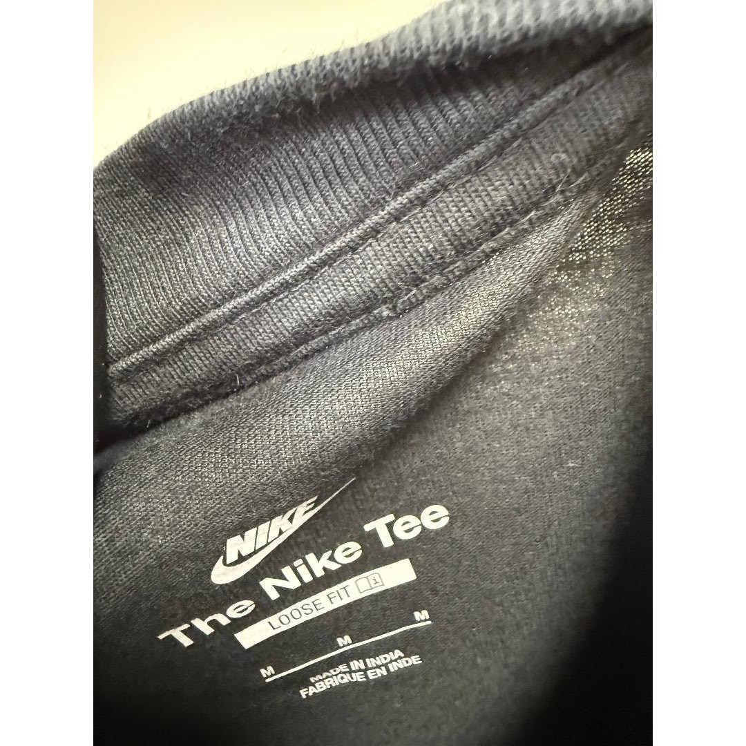 The Nike Tee Loose fit Men's size medium Black T shirt Nike Air Force 1 patch gallery