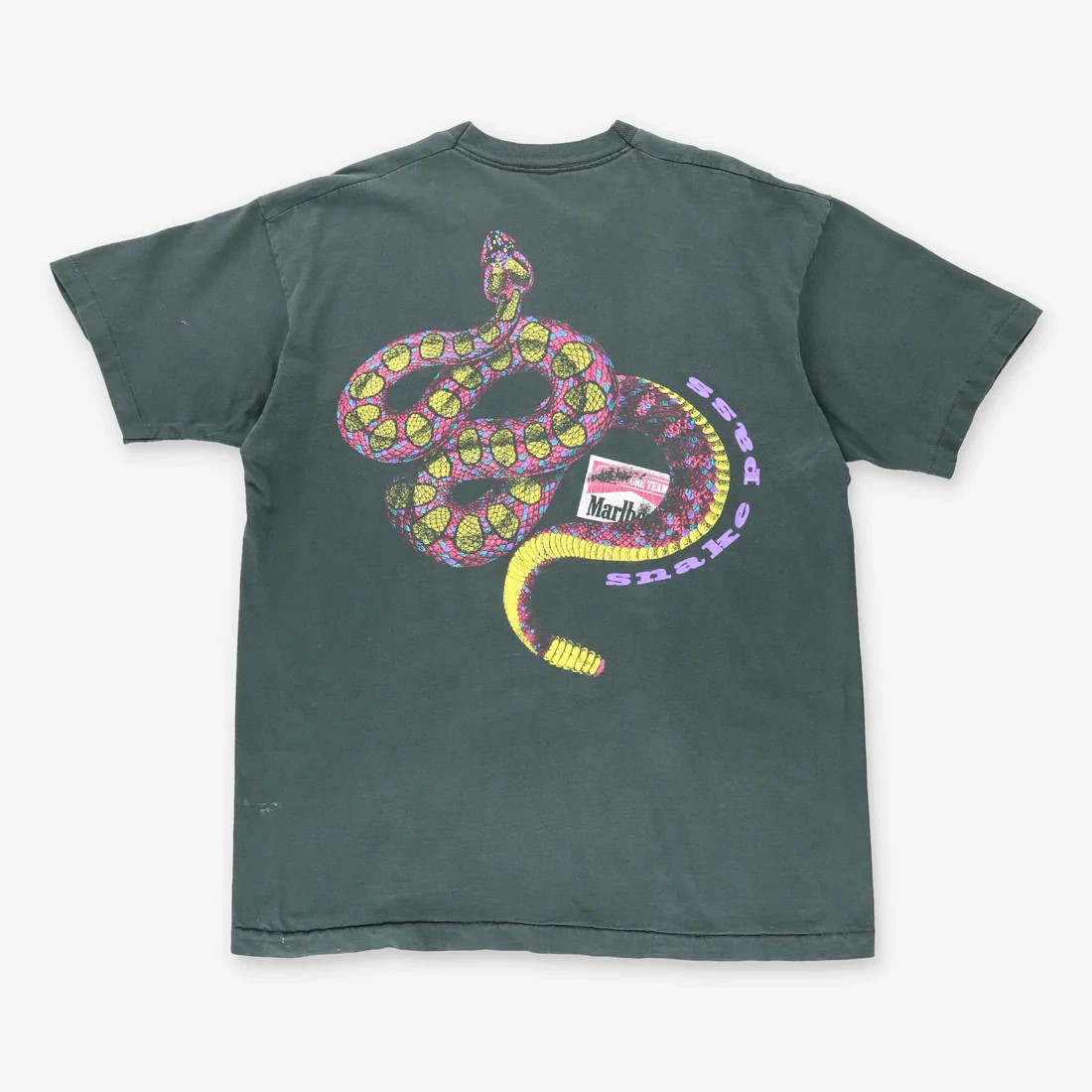 Vintage Marlboro 'Snake Pass' 90s Double Sided Graphic RARE Pocket T-Shirt (XL) gallery