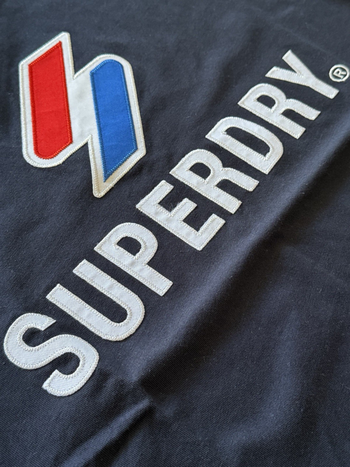 SuperDry Sportstyle Classic Cotton Deep Navy T-Shirt "Large" gallery