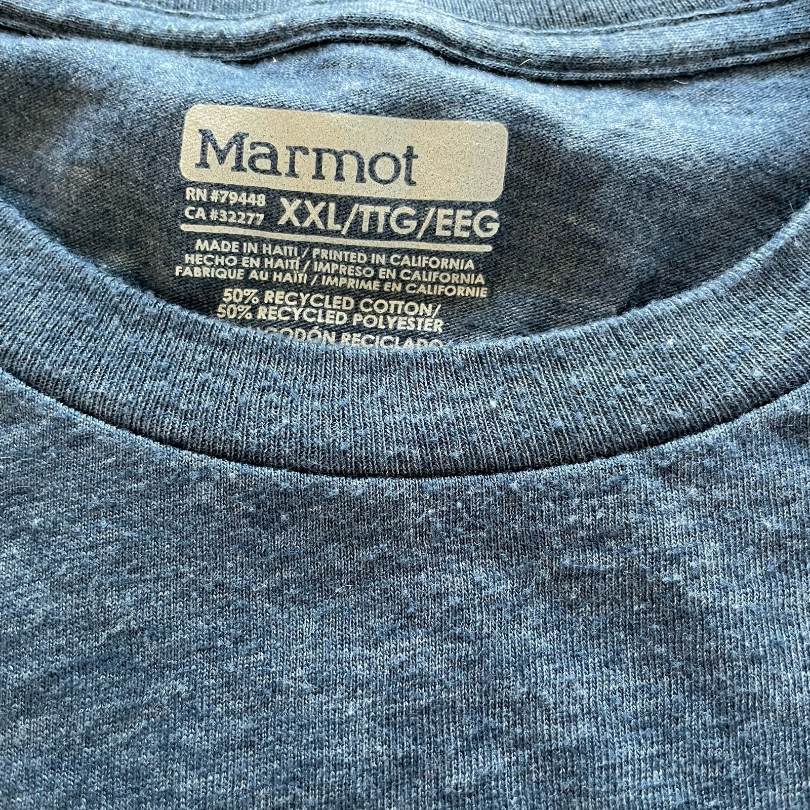 Marmot Shirt Mens XXL Mountain Graphic Eco Recycled Thread Tee Sustainable gallery