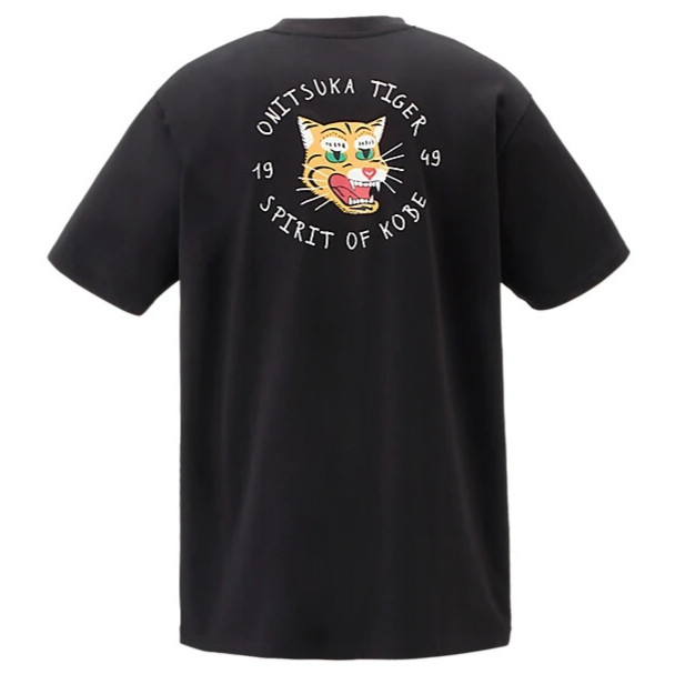 Onitsuka Tiger GRAPHIC TEE 100% Cotton Short Sleeves Simple 2 Colors JAPAN NEW gallery