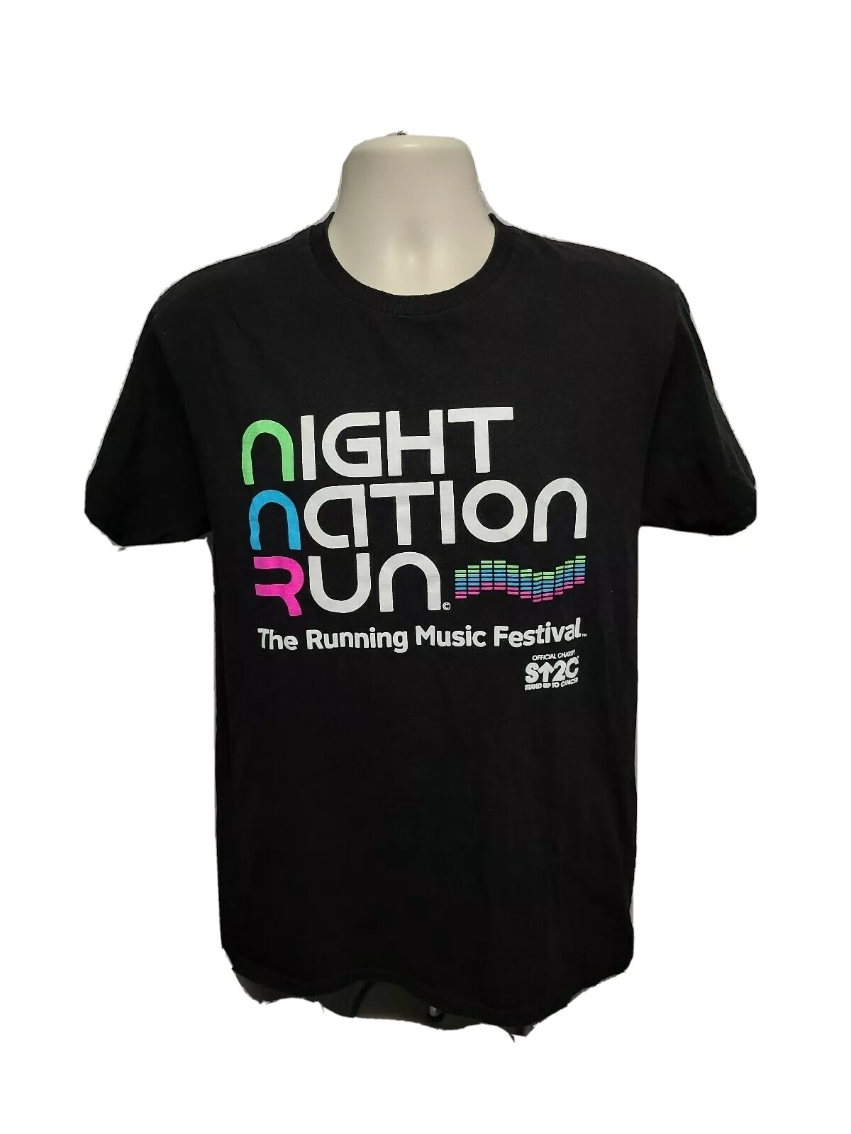 Night Nation Run The Running Music Festival Adult Medium Black TShirt gallery