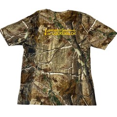 Code V T-Shirt Men XL Camo Luckenbach Texas Realtree Graphic Tee Souvenir