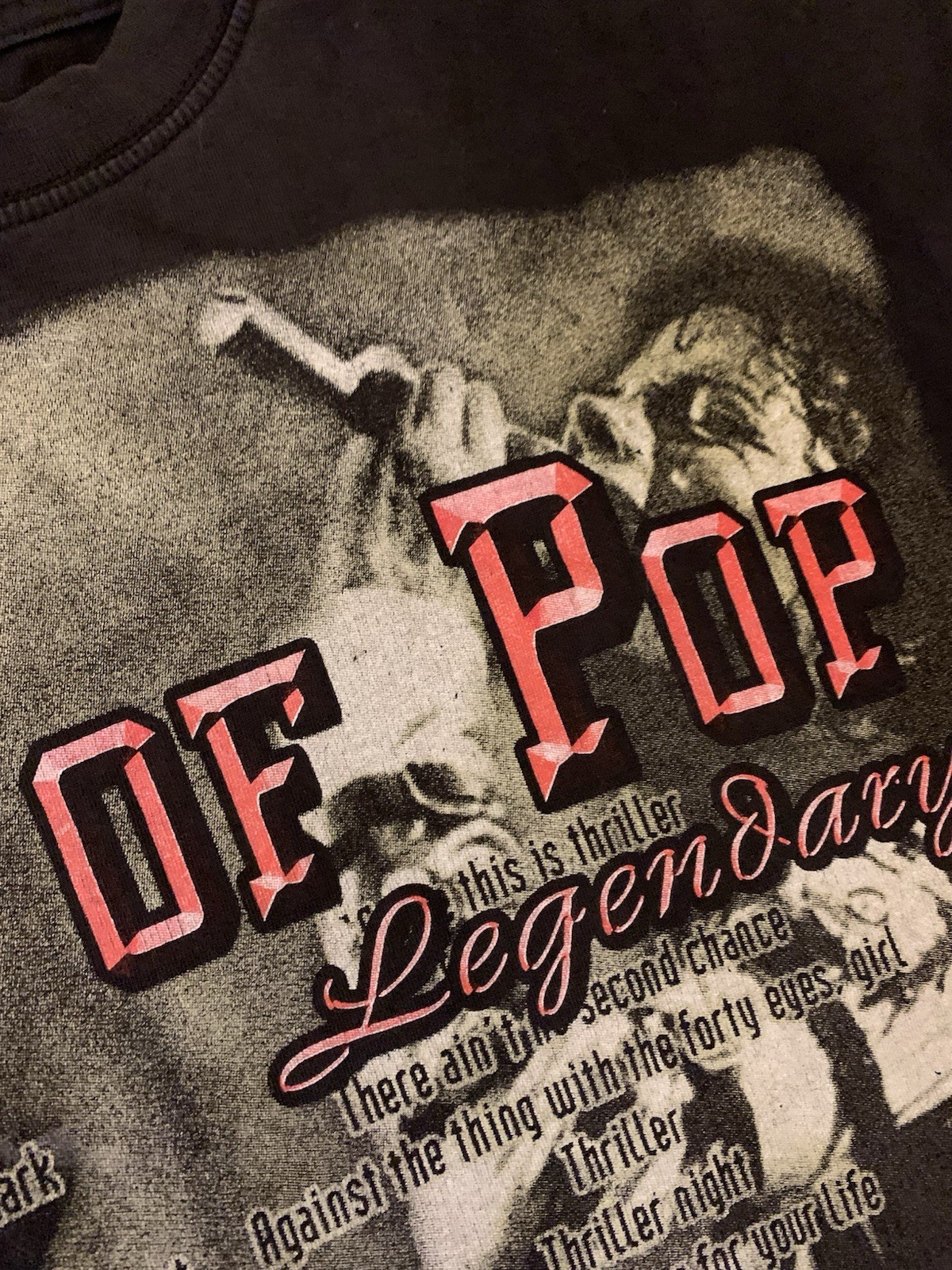 Y2K 2000s 2009 Michael Jackson King Of Pop Faded Music Memorial Shirt Men’s XL gallery