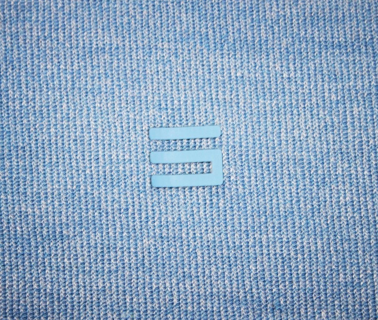Three Sixty Six Mens 2X Pullover 1/4 Snap Mock Collar Long Sleeve Rib Knit Blue gallery