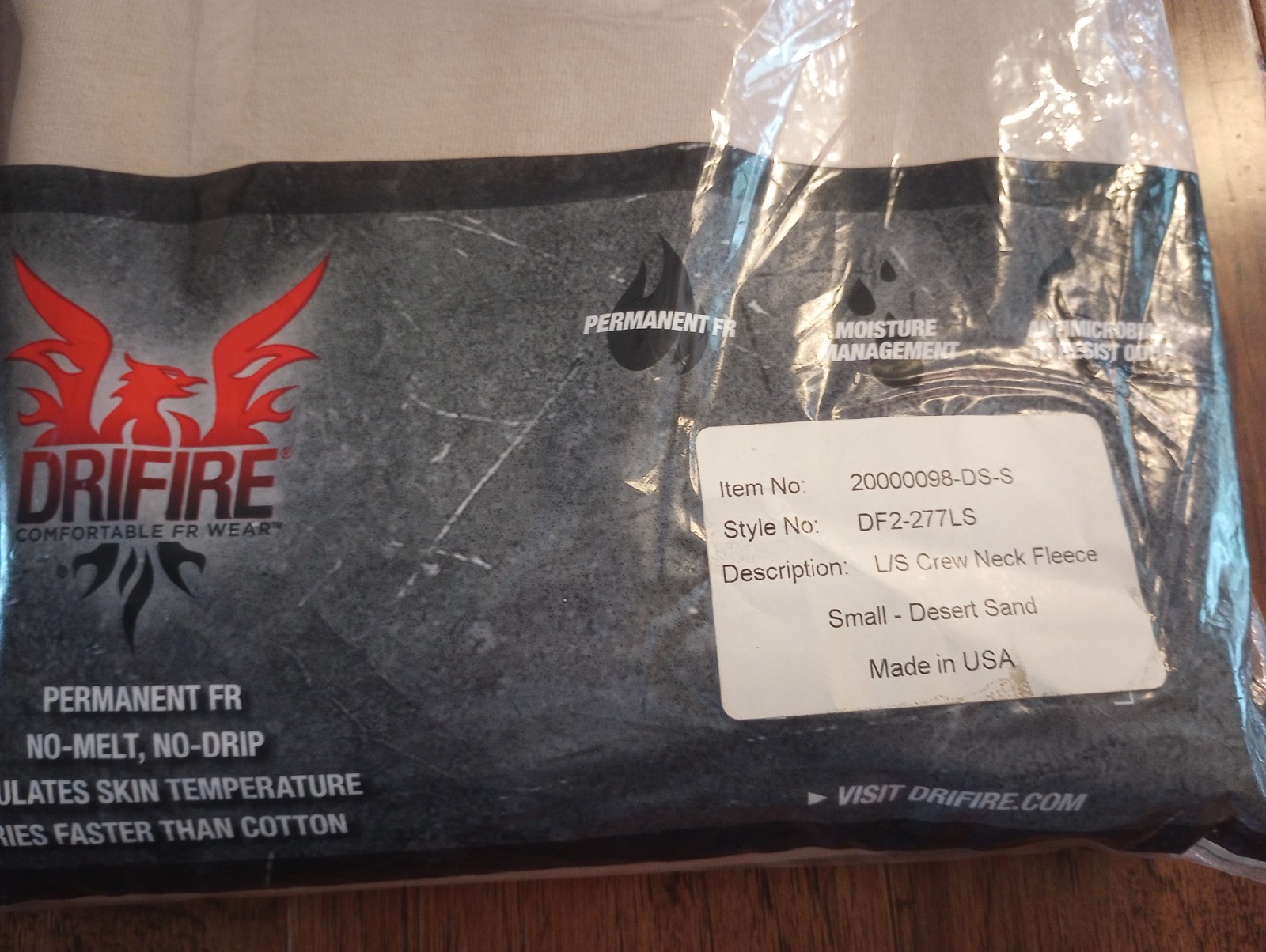 DRIFIRE TACTICAL SHIRT DESERT SAND SHORT SLEEVE FLAME RESISTANT USA MADE gallery